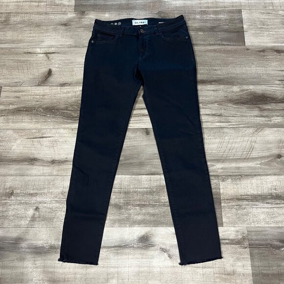 DL1961 Amanda Mid Rise Ankle Skinny Denim Jeans Navy Blue Women’s Size 26 - Picture 1 of 11
